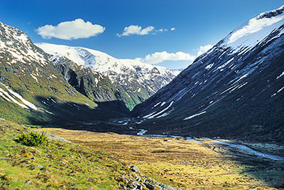 Norwegen, Vestland, Vestland,Nordfjord, Auf der Fernstraße Rv15 zwischen Srynefjellet und Strynsvatnet