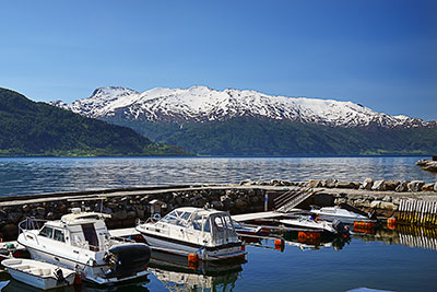 Norwegen, Vestland, Vestland,Nordfjord, Am Ufer des Nordfjords