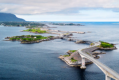 Norwegen, More og Romsdal, More og Romsdal,Nordmore, Die Atlantikstraße bei Vevang