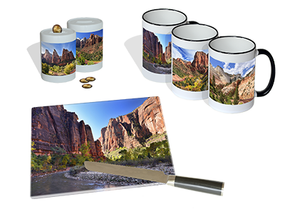 Fotogeschenke, Souvenirs, Zion Nationalpark in Utah Fotogeschenke, Souvenirs, Zion Nationalpark in Utah